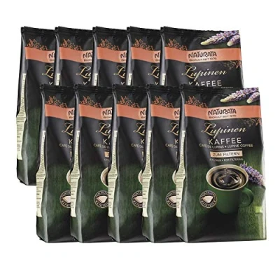 Afbeelding van Naturata Biologisch lupinefilter, 500 g, 100% cafeïnevrije koffievervanger in biologische kwaliteit, ideale filterkoffie, zacht geroosterd