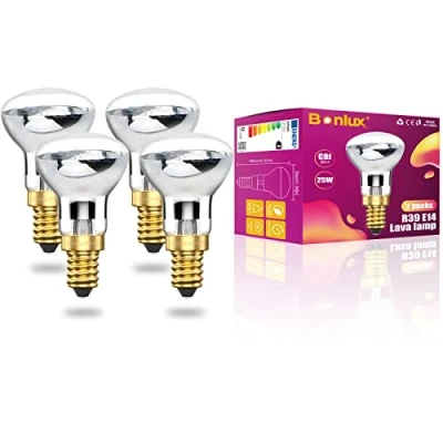 Afbeelding van Bonlux 25W R39 E14 Lavalamp 220 240V SES Kleine Edison Schroef Reflector Lamp Vervanging voor Lava Lite (Warm Wit)