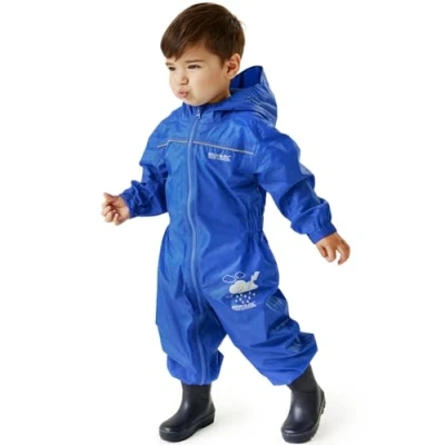 Afbeelding van Regatta Puddle Kids Regenpak Oxford Blue Maat 80