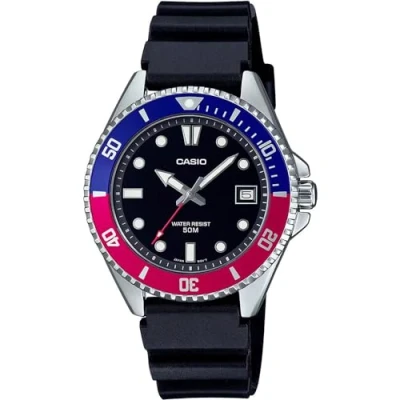 Afbeelding van Casio Collection MDV 10 1A2VEF Horloge Kunststof Zwart Ø 36 mm