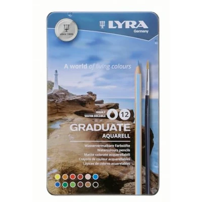 Image de LYRA 2881120 Aquarelle stylos, Multicolore, 18,5 x 1.4 11,5 cm