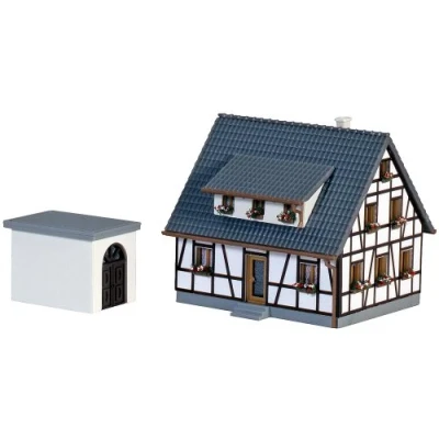 Afbeelding van Faller Vakwerkhuis modelbouwsets, hobbybouwspeelgoed voor kinderen, modelverf en accessoires