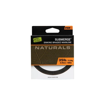 Image de Tresse Fox Edges Sub Naturals Braid Verte foncée 0.38mm (600m) pêche