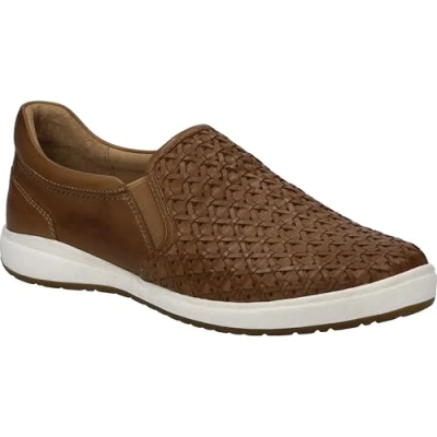 Afbeelding van Josef Seibel Instappers, Dames, Maat: 42, Camel Leer