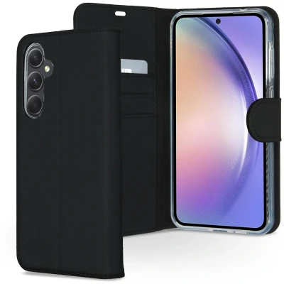 Afbeelding van Accezz Hoesje Geschikt voor Samsung Galaxy A55 Met Pasjeshouder Wallet Softcase Bookcase Zwart