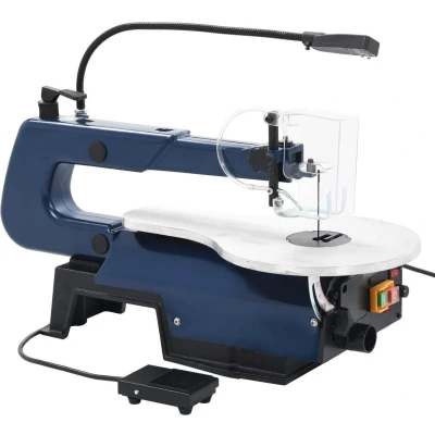 Afbeelding van Figuurzaagmachine elektrisch met voetpedaal en LED lampje 125 W