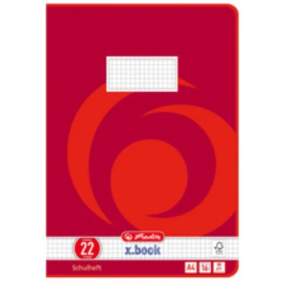 Afbeelding van Herlitz schoolschrift x.book, A4 formaat, lijnverdeling 20 / blanco