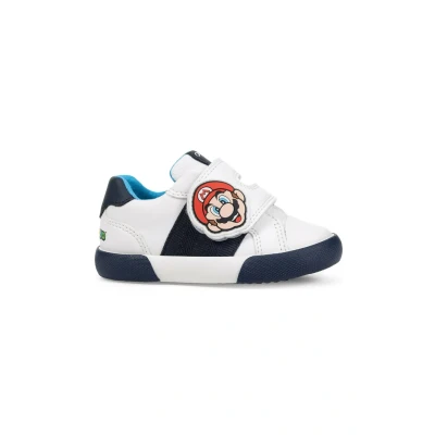 Afbeelding van Geox Babyschoenen voor kinderen, Maat: 23, White navy Kunststof/ textiel