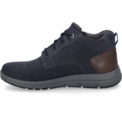 Afbeelding van Josef Seibel Giuseppe 03 Veterboots, Heren, Maat: 41, Indigo Leer