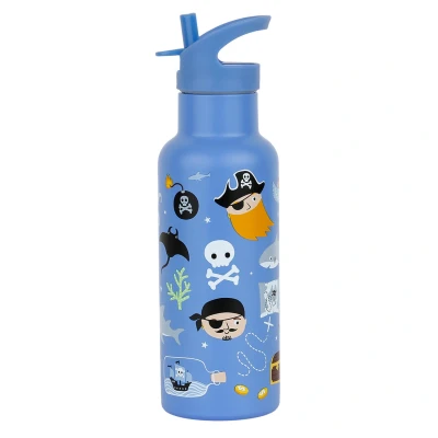 Afbeelding van A little lovely company rvs drinkfles piraten 500 ml