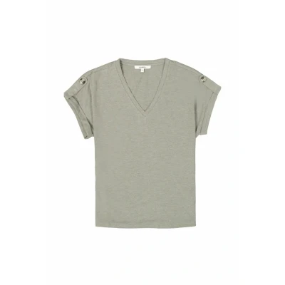Afbeelding van GARCIA Tshirt Vhals Olijf XS