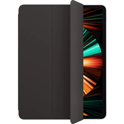 Afbeelding van Apple Smart Folio PU leer Book Case Zwart Ipad Pro 12.9 2020/2021