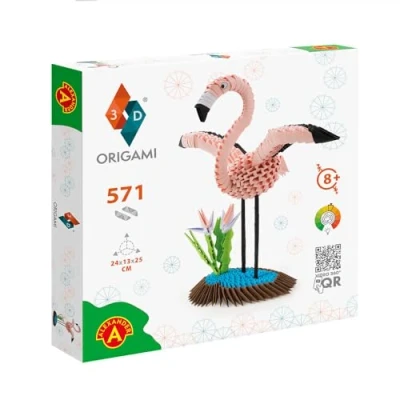 Afbeelding van Alexander Toys ORIGAMI 3D Flamingo 571pcs