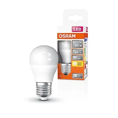 Afbeelding van OSRAM 4099854021985 LED lamp Energielabel F (A G) E27 Globe (mini) 7 W = 60 Warmwit (Ø x h) 47 mm 1 stuk(s)