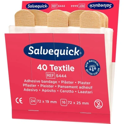 Afbeelding van Salvequick textiel pleisters 6444 6 x 40 stuks