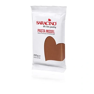 Afbeelding van Saracino Modelling Paste Bruin 250g