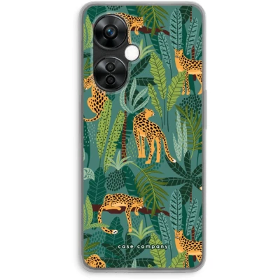Afbeelding van Case Company® hoesje geschikt voor OnePlus Nord CE 3 Lite Luipaard 2 Soft Cover Telefoonhoesje Bescherming aan alle Kanten en Schermrand
