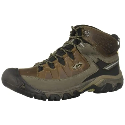 Afbeelding van Keen Targhee III MID WP Outdoorschoenen, Heren, Maat: 43, Bungee cord/black Leer en textiel