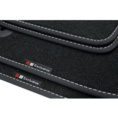 Afbeelding van teileplus24 BEF908 Exclusive Line Design Vloermatten voor Ford Puma 2 2020 Siernaden