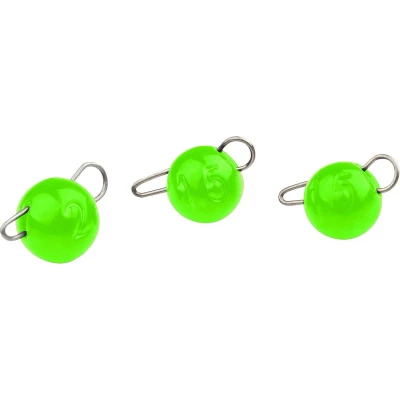 Afbeelding van Trout Master Tungsten Bottom Jigs Green (3 pcs) Maat : 2.0g