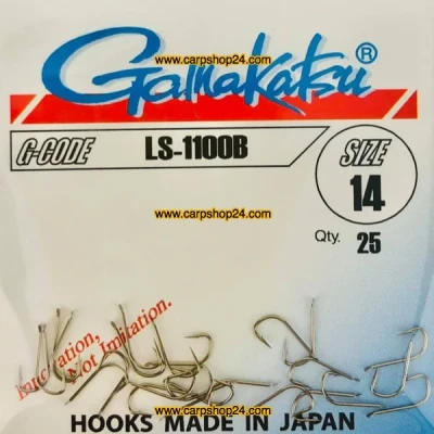 Afbeelding van Gamakatsu LS 1100 Bronze Haak Met weerhaak 5 Maten 14