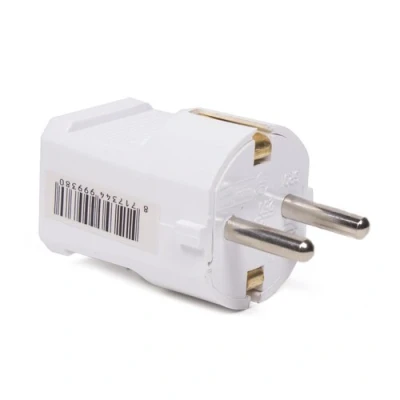 Afbeelding van Benson Stekker Randaarde PVC Wit 16 Ampère