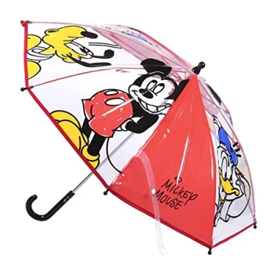 Afbeelding van Disney Mickey Mouse paraplu rood D66 cm voor kinderen
