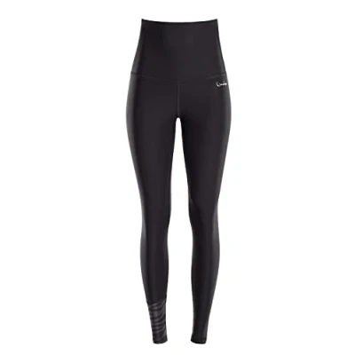 Afbeelding van Winshape Comfort Legging, Dames, Maat: XXL, Zebra grey black