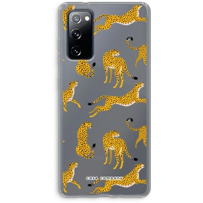 Afbeelding van Case Company® hoesje geschikt voor Samsung Galaxy S20 FE / 5G Luipaard Soft Cover Telefoonhoesje Bescherming aan alle Kanten en Schermrand
