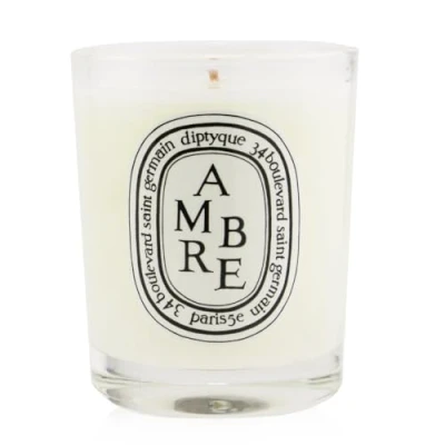 Afbeelding van Diptyque Ambre Mini Geurkaars Gebroken Wit