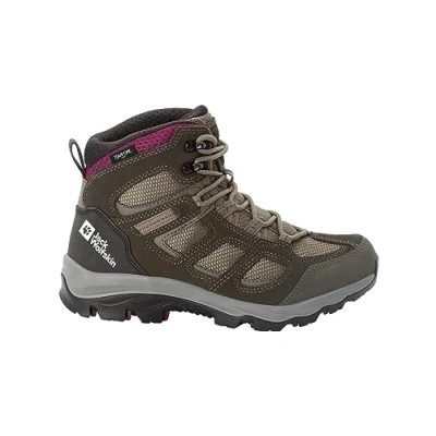 Afbeelding van Jack Wolfskin Vojo 3 Texapore Mid W hardloopschoenen voor dames, kaki, bordeauxrood