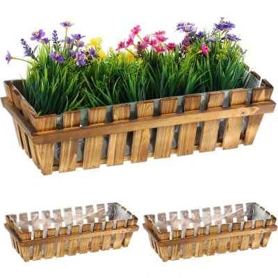 Afbeelding van Relaxdays, Bloempot, Bloembak (45 cm)