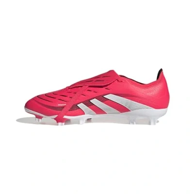 Image de adidas Mixte PREDATOR LEAGUE FOLD OVER TONGUE Firm Ground/Multi Ground Football boots, Lucid Red/Cloud White/Core Black, 46 EU