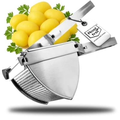 Afbeelding van COM FOUR® aardappelpers, roestvrij staal, lengte 30 cm