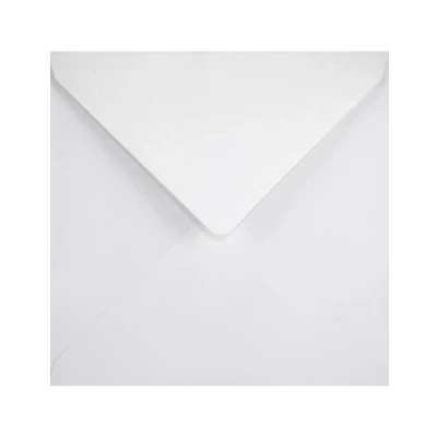 Afbeelding van Netuno 100 witte vierkante enveloppen, 140 x mm, g, puntige klep, elegante zakelijke enveloppen voor brieven, doop, eerste communie, bruiloft, uitnodigingen, verjaardagen