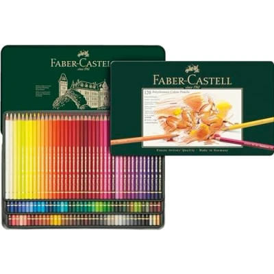 Afbeelding van Faber Castell kleurpotloden Polychromos 120 stuks in blik FC 110011
