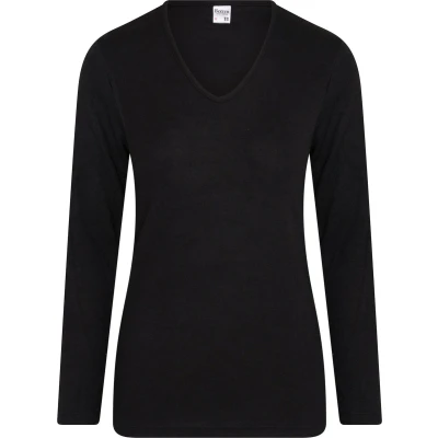 Afbeelding van Beeren Thermo Dames T Shirt Lange Mouwen Zwart S