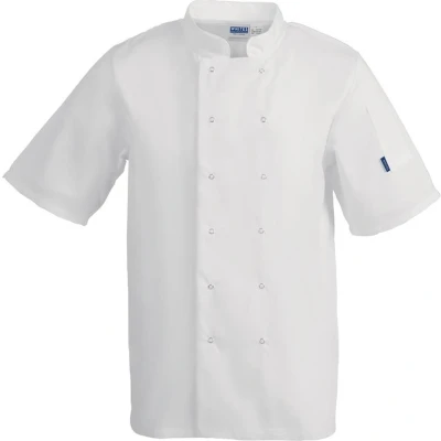 Afbeelding van Whites Vegas Koksbuis Korte Mouw Wit Maat: XXXL