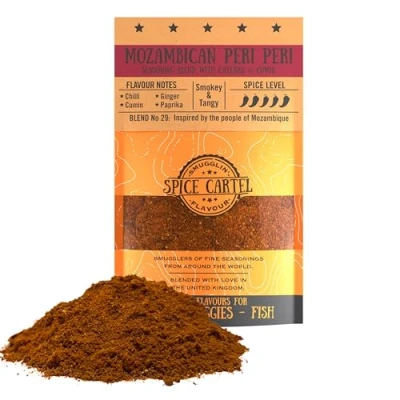 Afbeelding van Spice Cartel Gebruik als marinade, wrijven of kruiden om pittig en voedsel te geven Veri Peri Hersluitbare zak van 35 g Handgemaakt in het VK