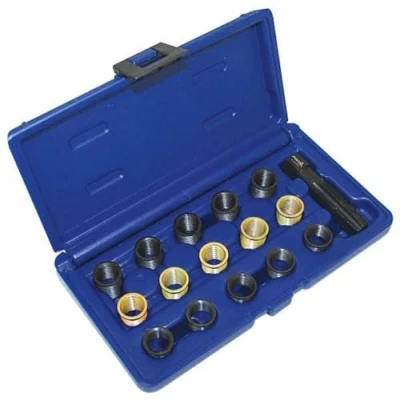 Afbeelding van Bougie draadreparatie set 16 delig Tapset Helicoil ASTA