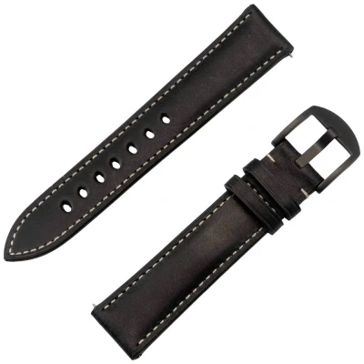 Afbeelding van JT Berlin Watchband Charlie Horlogeband 44 mm, 40 47 43 45 46 42 41 mm M Bruin, Zwart