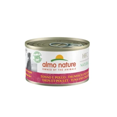 Afbeelding van Almo Nature Hfc Dog Natural 95 g Hondenvoer Tonijn&amp;Kip