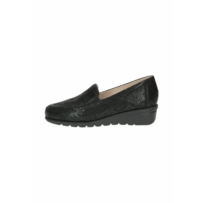 Afbeelding van Caprice Instappers, Dames, Maat: 37, Black reptile Leer