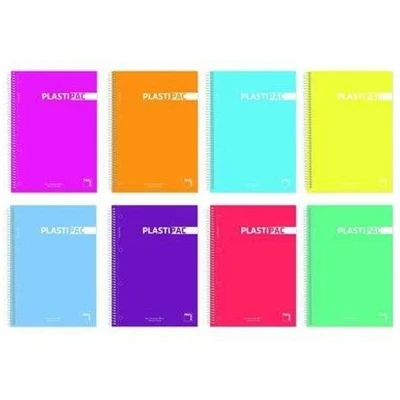Afbeelding van Schrift Pacsa Plastipac Multicolour A5 100 Lakens (4 Stuks)