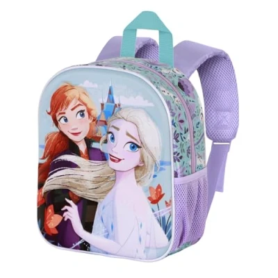 Afbeelding van Disney Frozen 2 Spring Elite 3D Sac à dos Bleu 25 x 30 cm Capacité 7 l, La Reine des Neiges 2, One Size,
