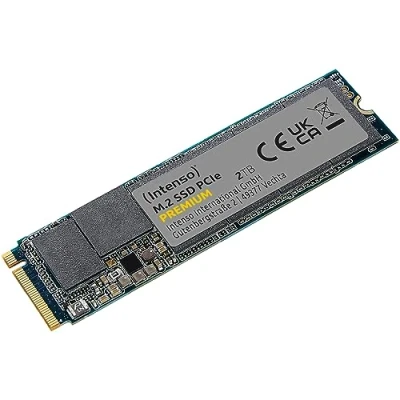 Image de SSD Interne Intenso Premium 3835470 2To M.2 2100Mo/s PCIe 3.0 Noir