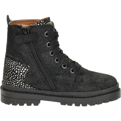 Afbeelding van Keq Babyschoenen voor kinderen, Maat: 22, Zwart Leer/ synthetisch