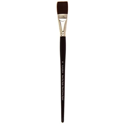 Afbeelding van Winsor &amp; Newton Galeria Acrylverf Penseel korte platte vorm lange steel No. 28 kwast 30mm