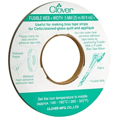 Afbeelding van Clover Zekeringdoek 5 mm x 25 m, 1, wit