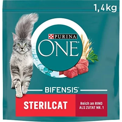 Afbeelding van Purina one Bifensis sterilcat Rund &amp; tarwe 6x 1.5kg